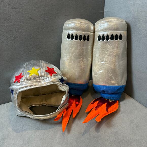 Hanna Andersson Astronaut Space Explorer Costume Rocket Helmet Halloween Dressup - Picture 1 of 13